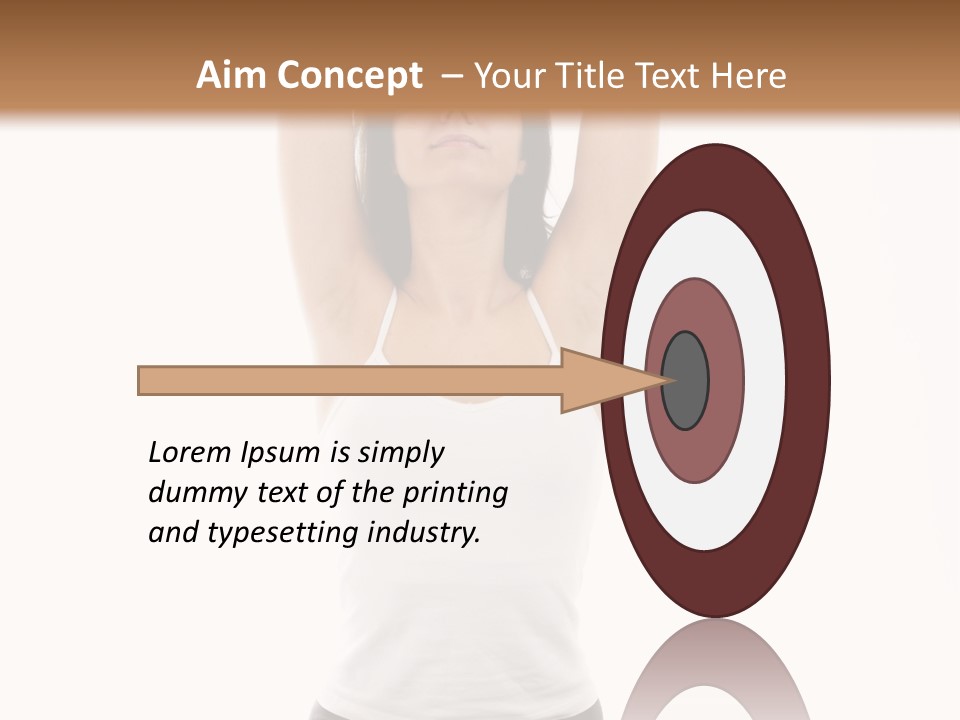 Relax Adult Barefoot PowerPoint Template