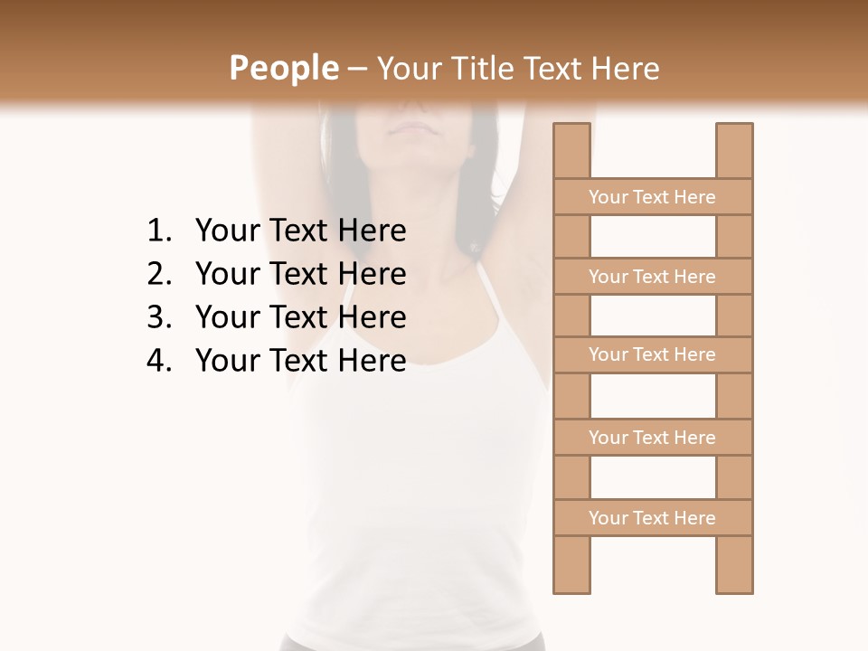 Relax Adult Barefoot PowerPoint Template