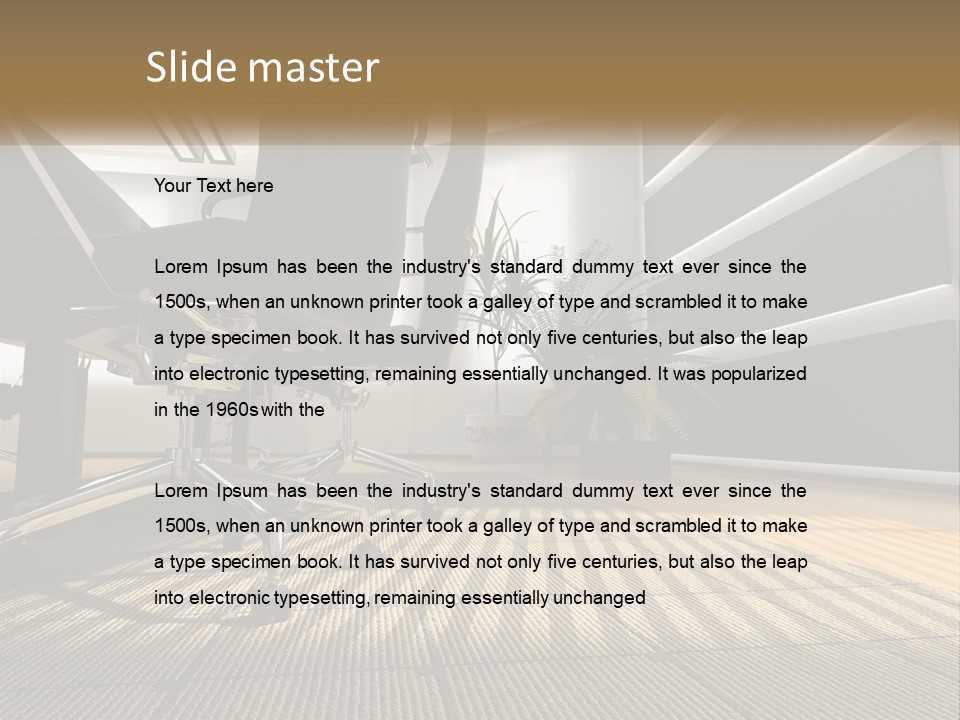 Light Contemporary Luxury PowerPoint Template