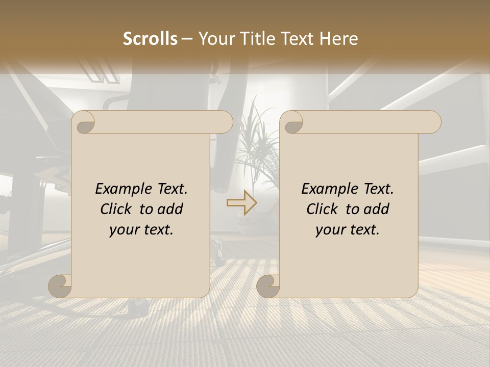 Light Contemporary Luxury PowerPoint Template
