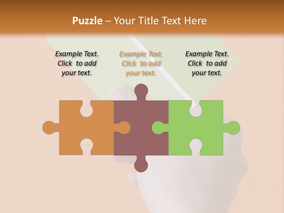 Selection Accuracy Orange PowerPoint Template