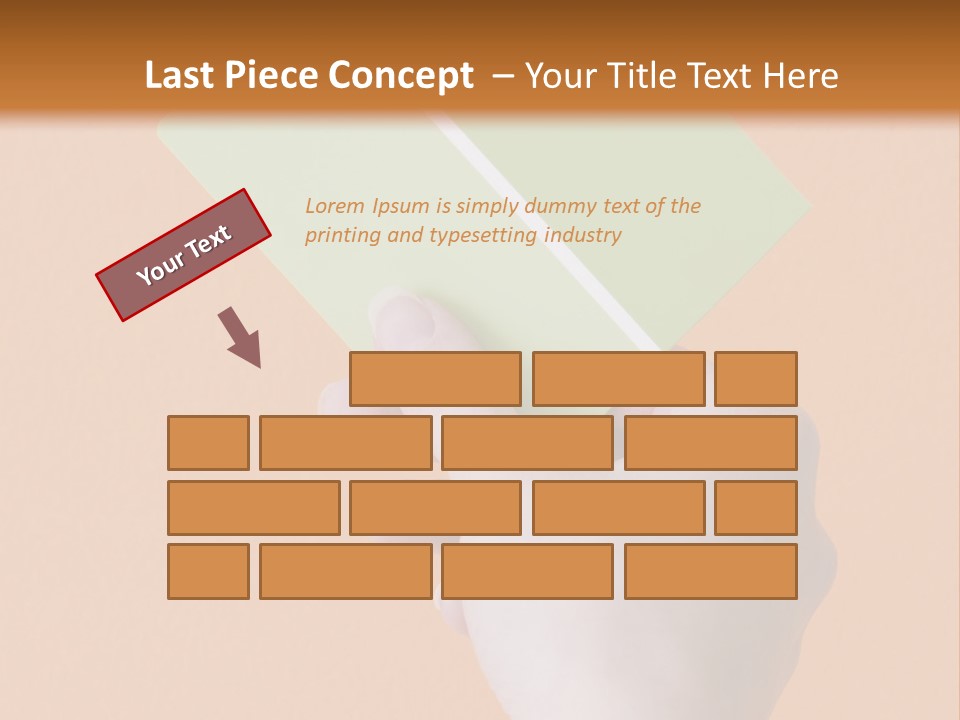 Selection Accuracy Orange PowerPoint Template
