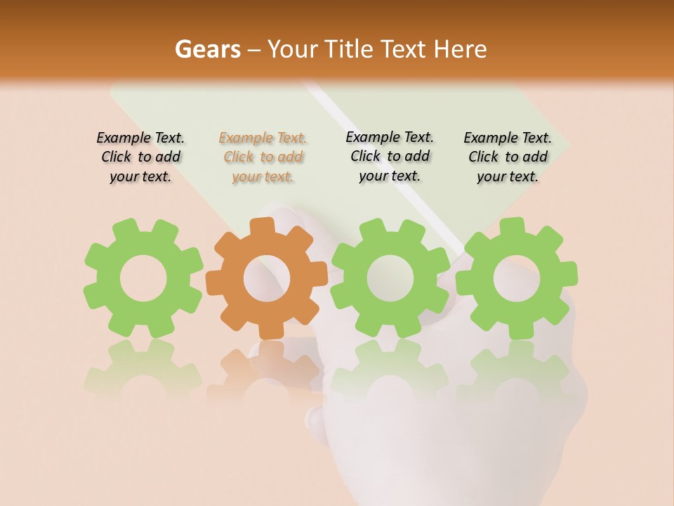 Selection Accuracy Orange PowerPoint Template