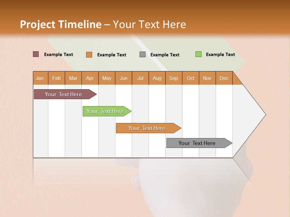 Selection Accuracy Orange PowerPoint Template