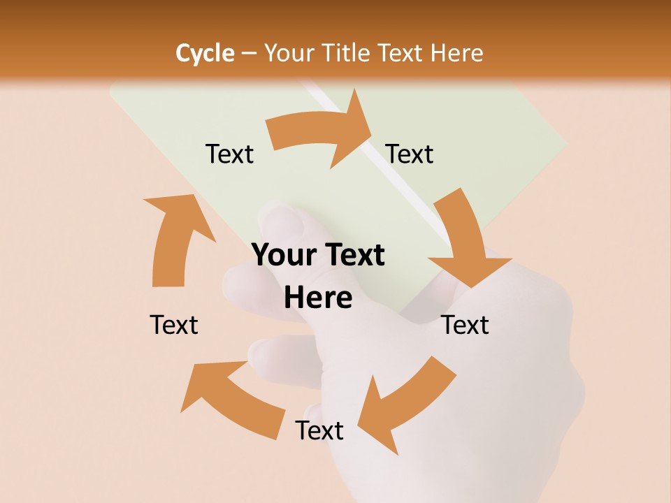 Selection Accuracy Orange PowerPoint Template