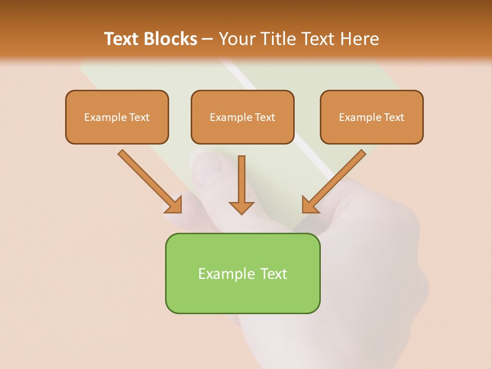 Selection Accuracy Orange PowerPoint Template