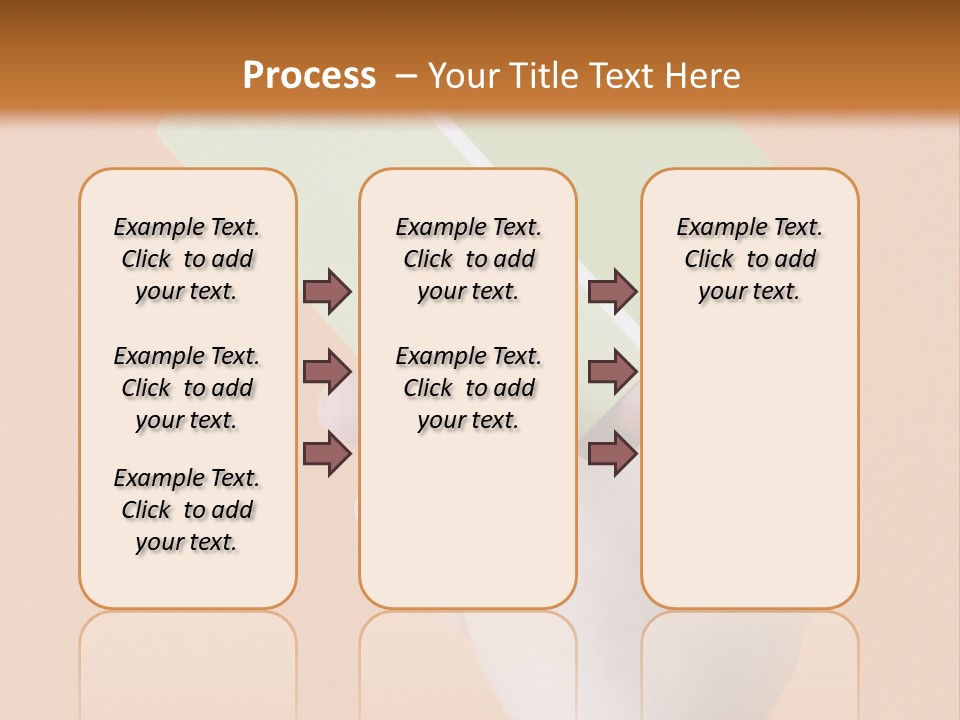 Selection Accuracy Orange PowerPoint Template