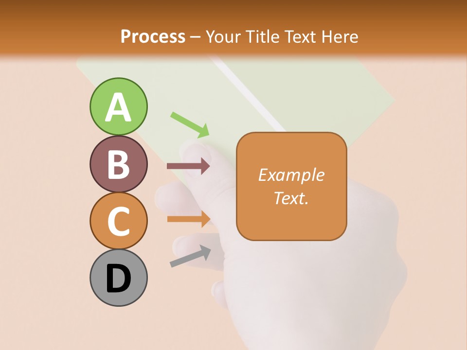 Selection Accuracy Orange PowerPoint Template