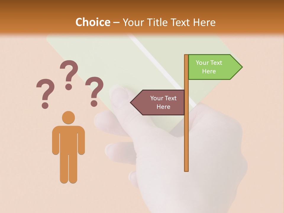 Selection Accuracy Orange PowerPoint Template