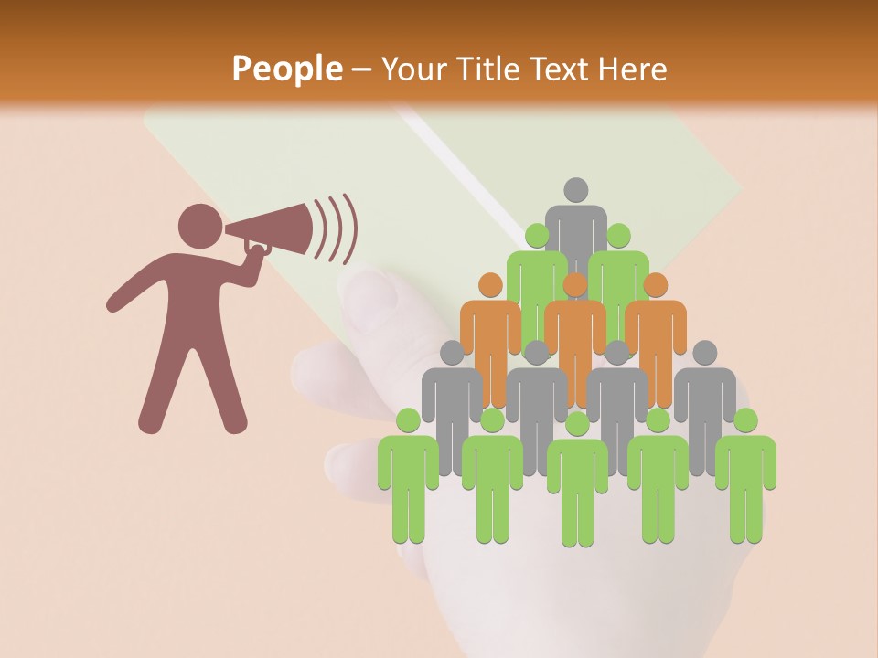 Selection Accuracy Orange PowerPoint Template