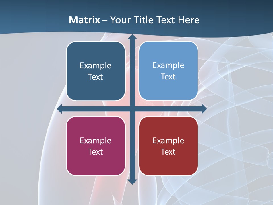 Bones Shoulder Health PowerPoint Template