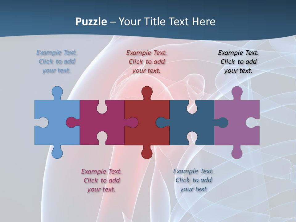 Bones Shoulder Health PowerPoint Template