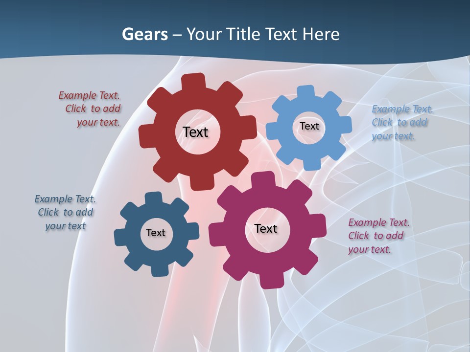 Bones Shoulder Health PowerPoint Template