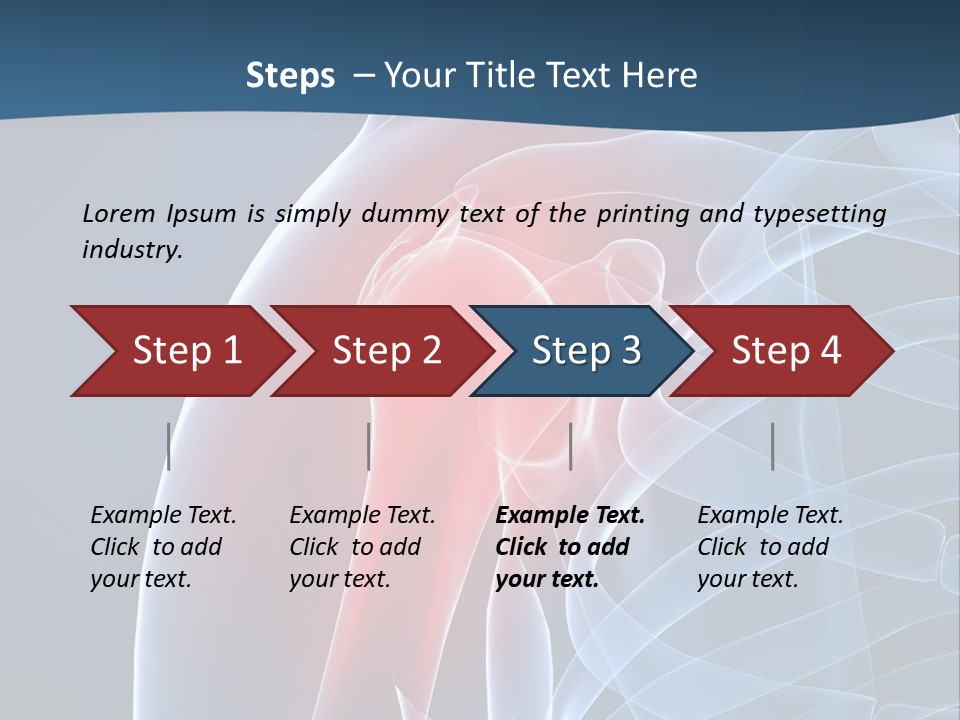 Bones Shoulder Health PowerPoint Template