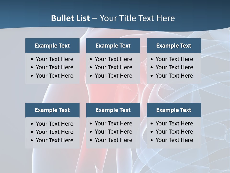 Bones Shoulder Health PowerPoint Template