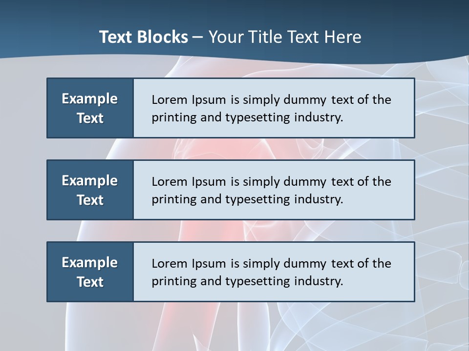 Bones Shoulder Health PowerPoint Template