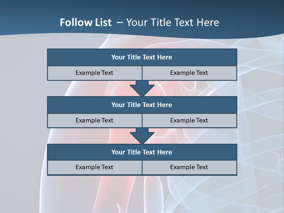 Bones Shoulder Health PowerPoint Template