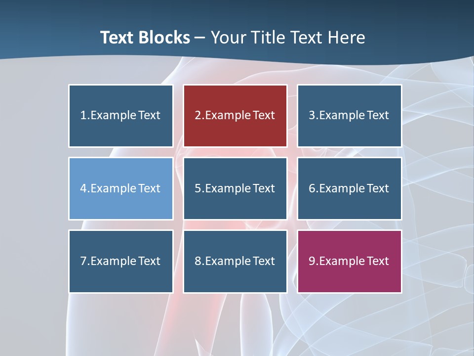 Bones Shoulder Health PowerPoint Template