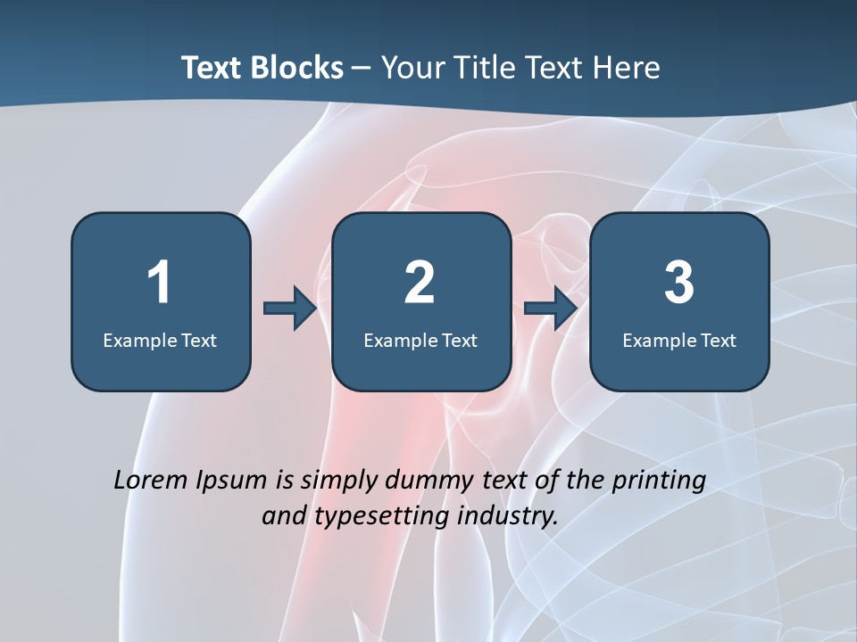 Bones Shoulder Health PowerPoint Template