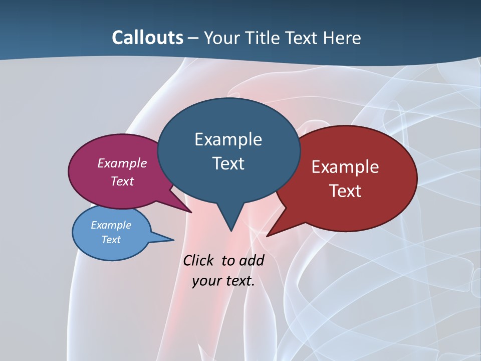 Bones Shoulder Health PowerPoint Template