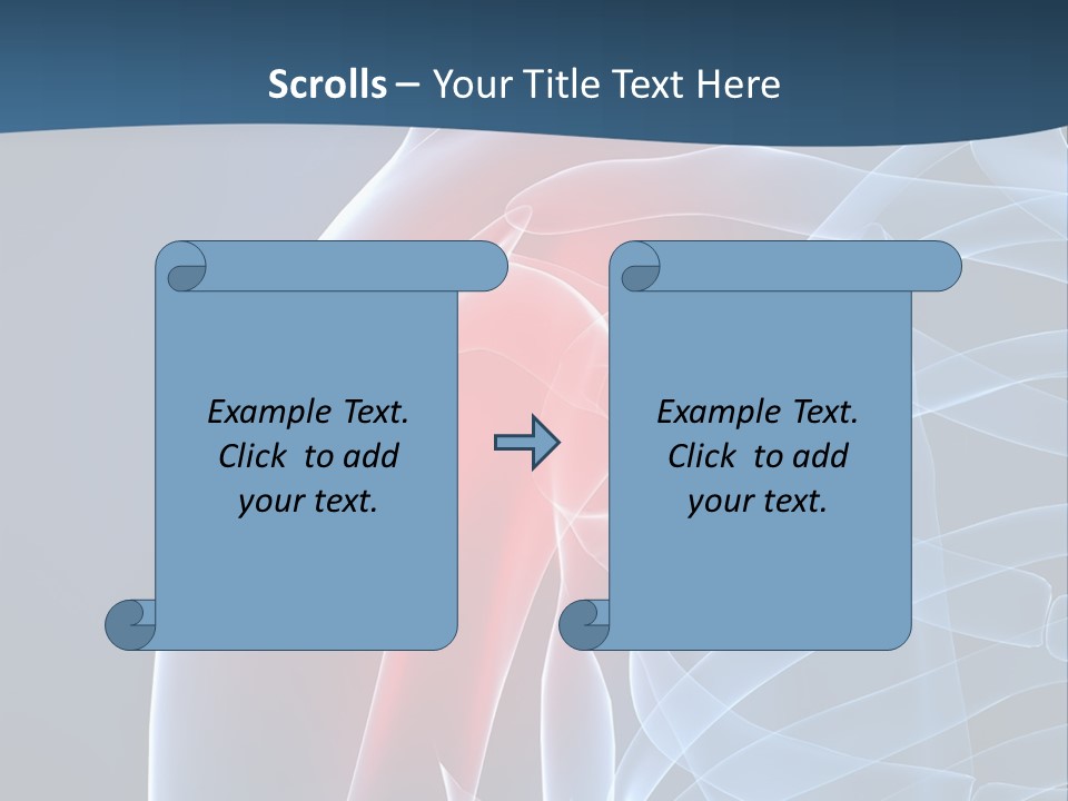 Bones Shoulder Health PowerPoint Template