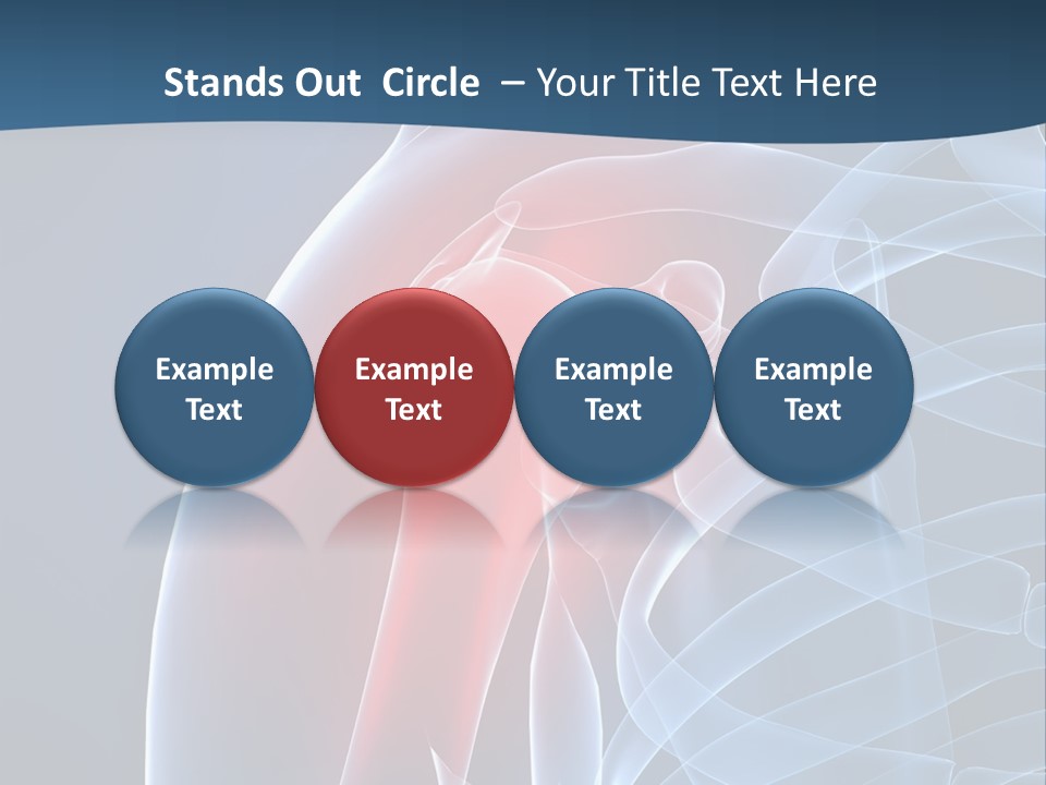 Bones Shoulder Health PowerPoint Template