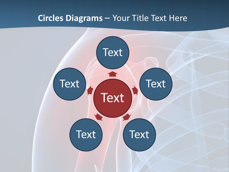 Bones Shoulder Health PowerPoint Template