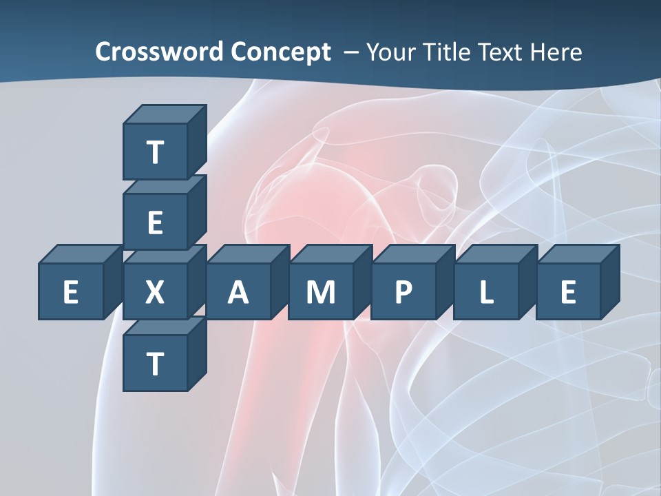 Bones Shoulder Health PowerPoint Template