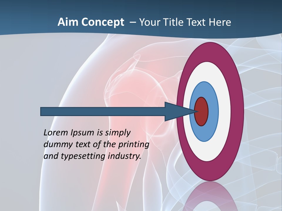 Bones Shoulder Health PowerPoint Template