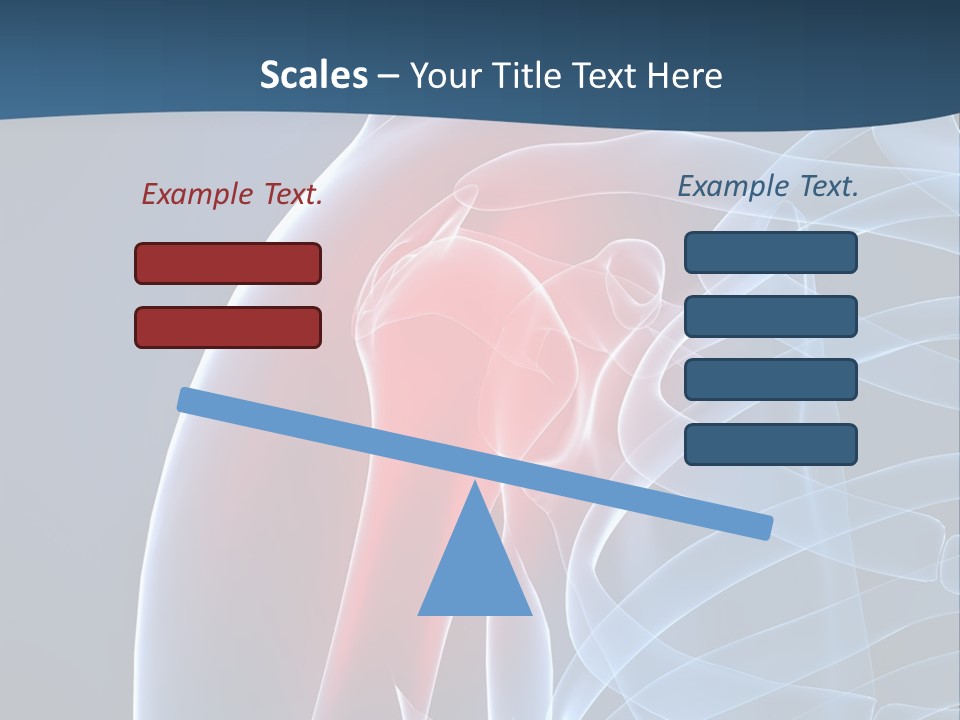Bones Shoulder Health PowerPoint Template