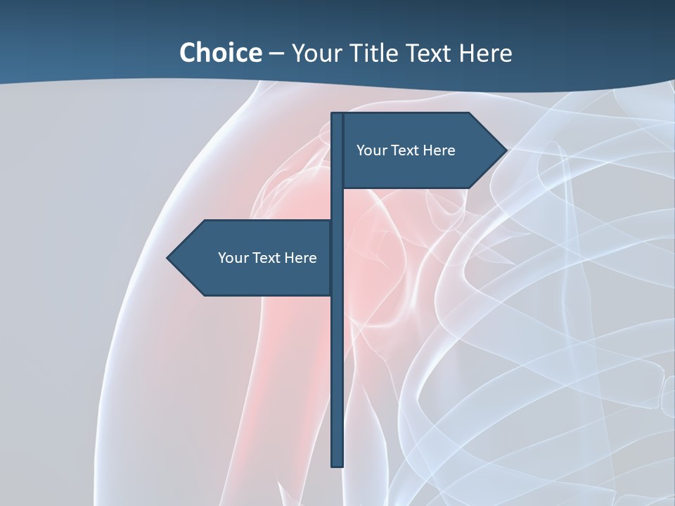 Bones Shoulder Health PowerPoint Template