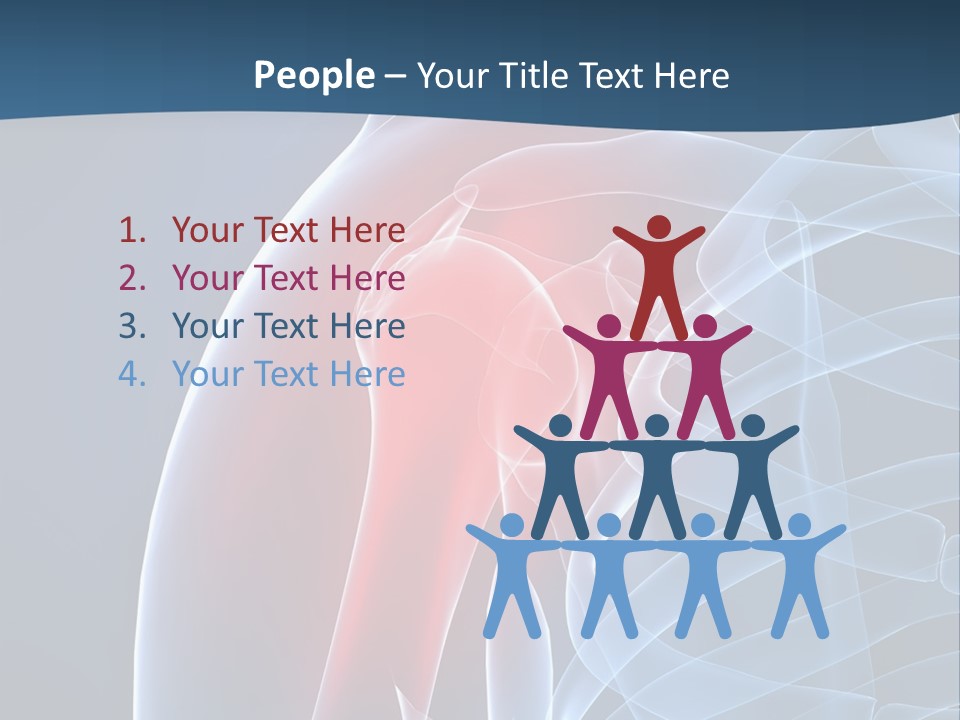 Bones Shoulder Health PowerPoint Template