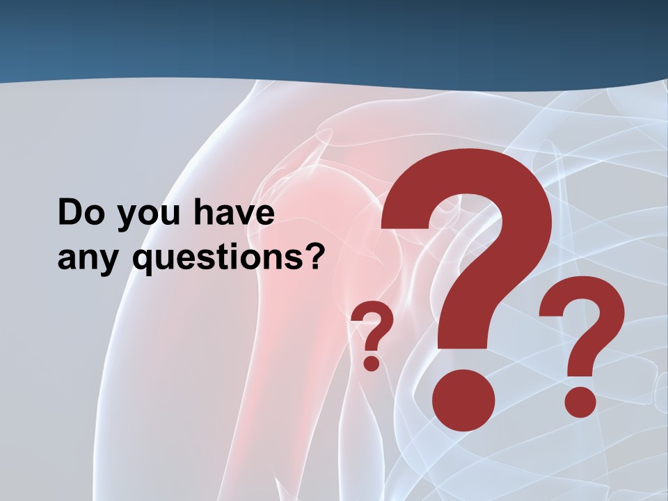 Bones Shoulder Health PowerPoint Template