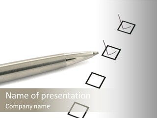 Note Notepad Remember PowerPoint Template