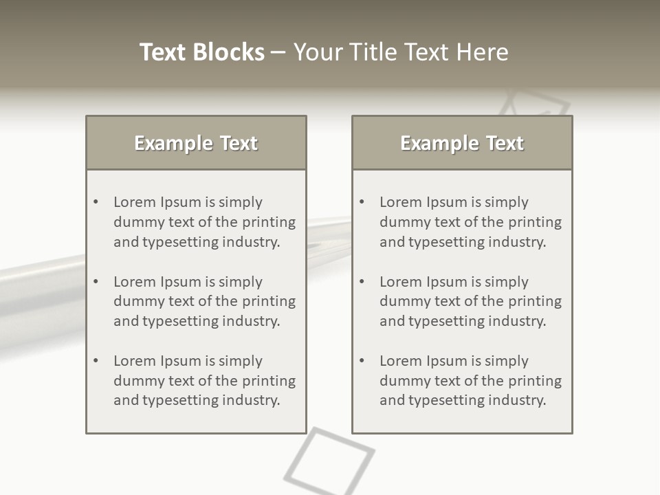 Note Notepad Remember PowerPoint Template