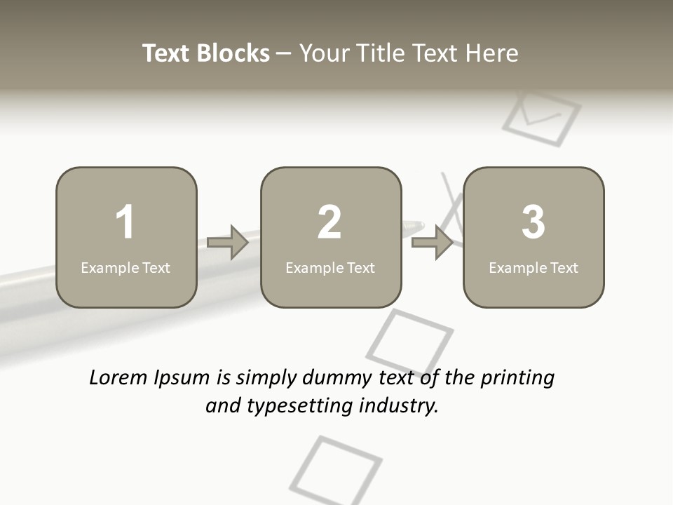 Note Notepad Remember PowerPoint Template