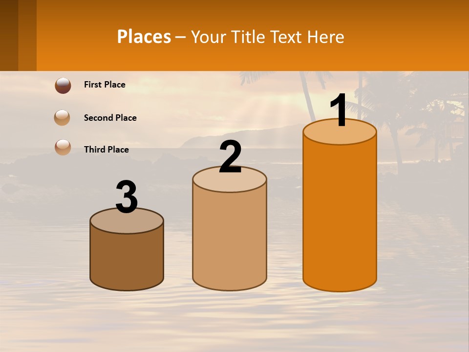 Warm Palm Tropical PowerPoint Template