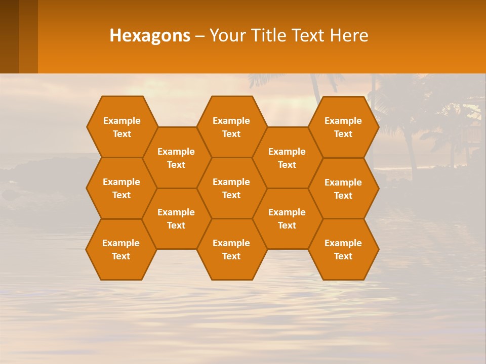 Warm Palm Tropical PowerPoint Template