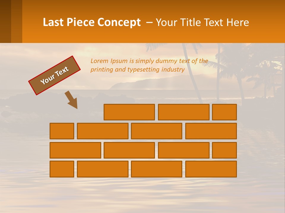 Warm Palm Tropical PowerPoint Template