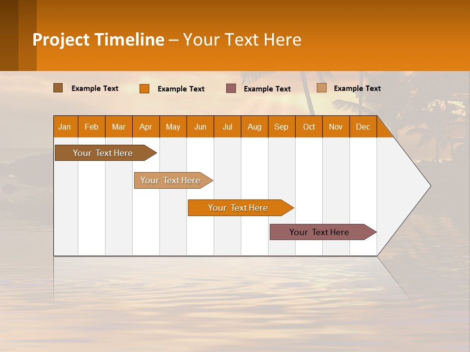 Warm Palm Tropical PowerPoint Template