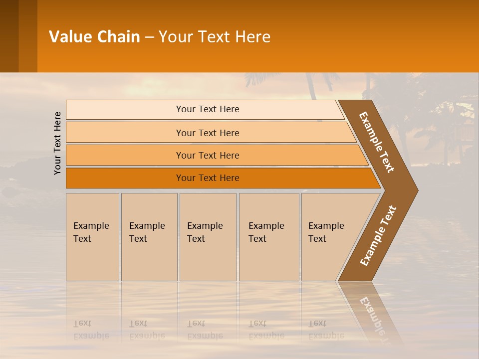 Warm Palm Tropical PowerPoint Template