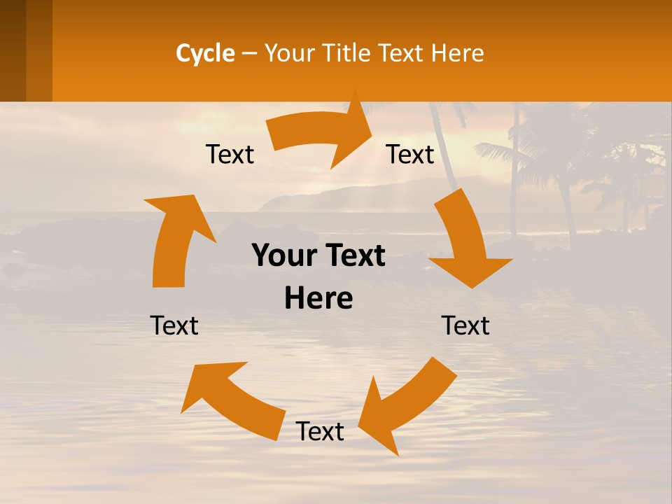 Warm Palm Tropical PowerPoint Template