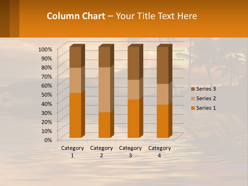 Warm Palm Tropical PowerPoint Template