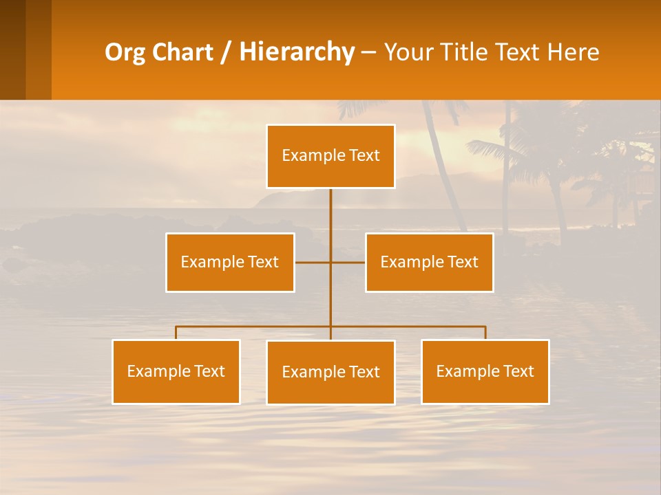 Warm Palm Tropical PowerPoint Template