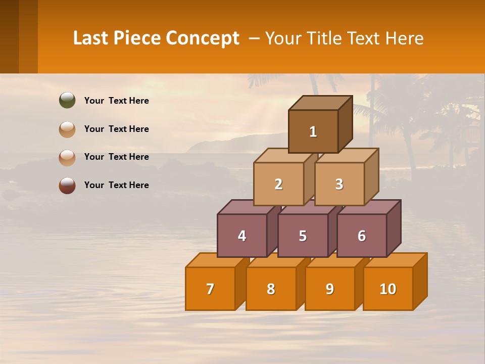 Warm Palm Tropical PowerPoint Template