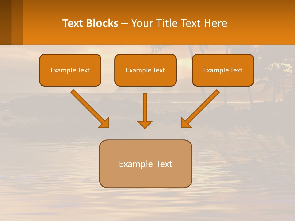 Warm Palm Tropical PowerPoint Template