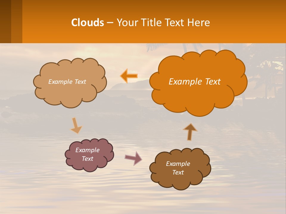 Warm Palm Tropical PowerPoint Template