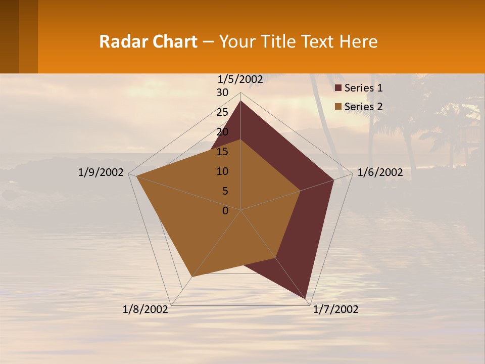 Warm Palm Tropical PowerPoint Template