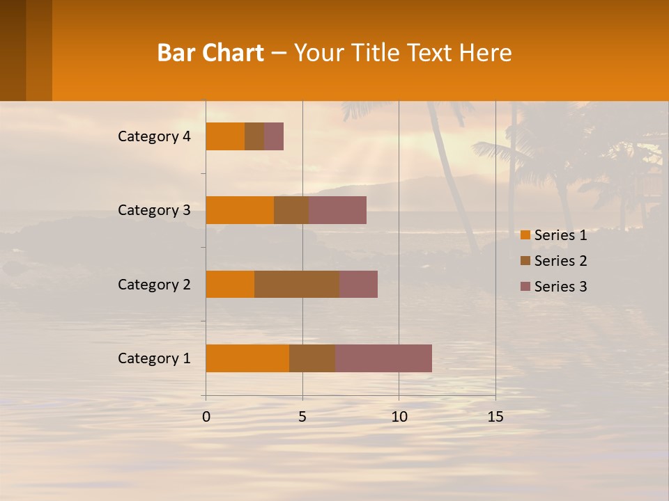 Warm Palm Tropical PowerPoint Template