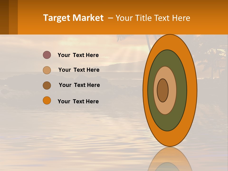 Warm Palm Tropical PowerPoint Template